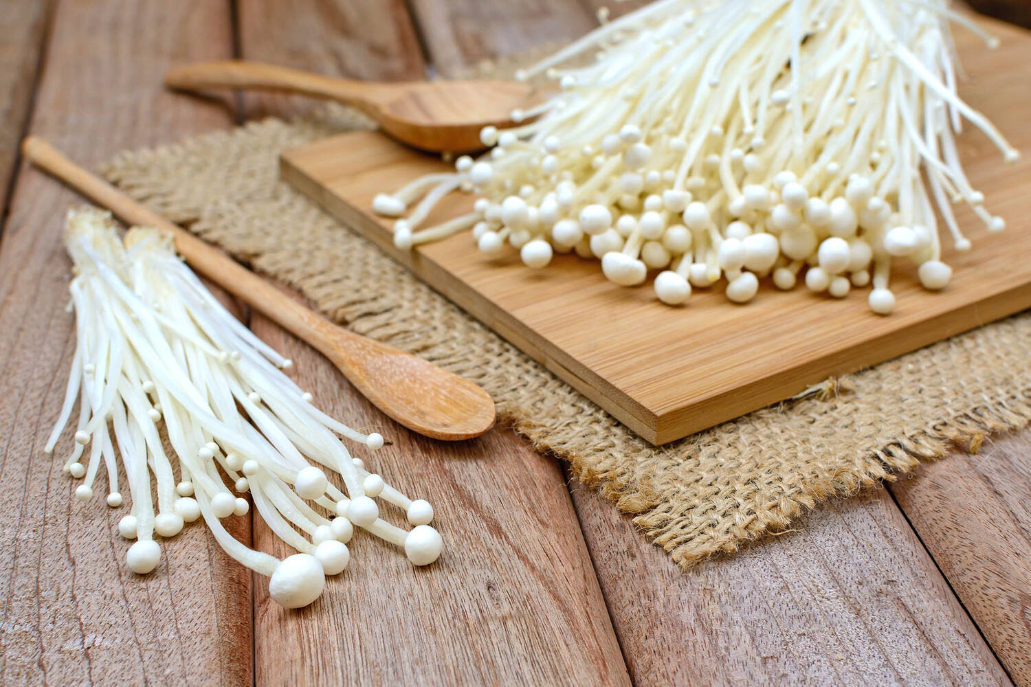 Enoki paddenstoelen 100gr stuk 2